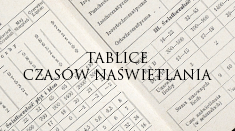 Tablice czasów naświetlania